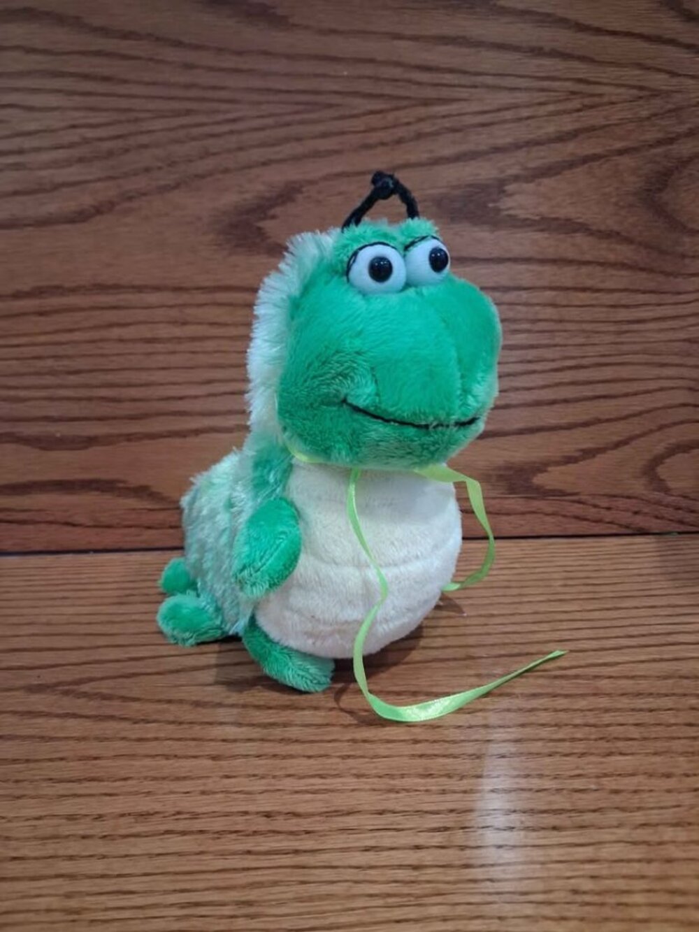 2000s Ganz Webkinz Green Caterpillar Plush Stuffed Animal